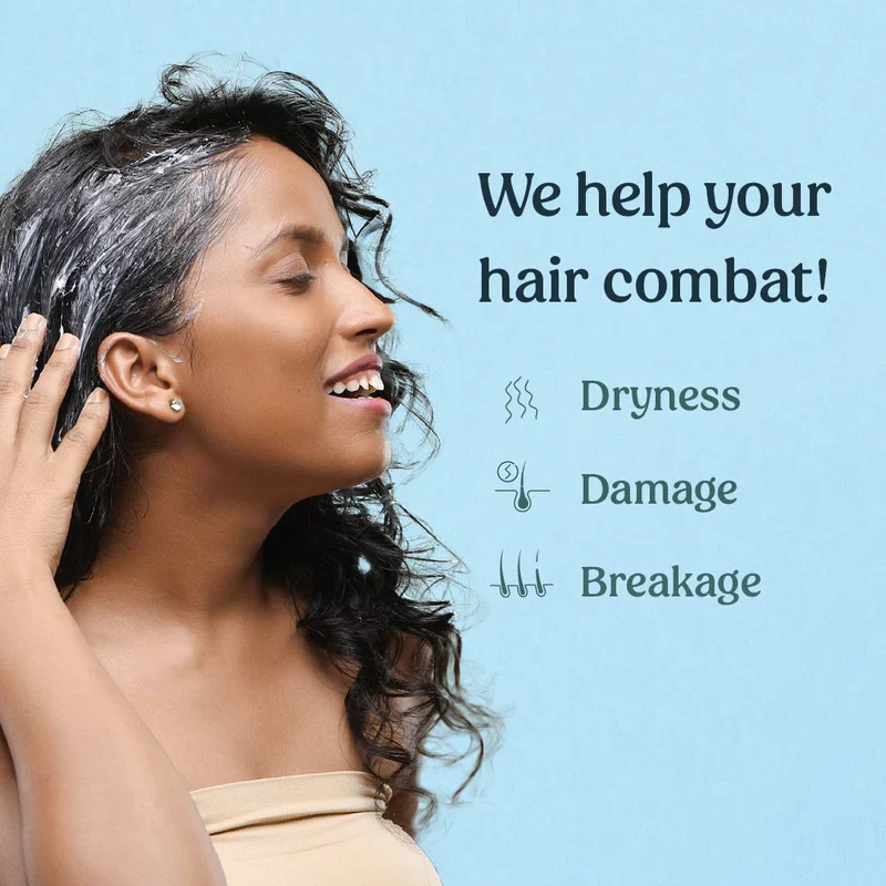 Goat Milk Hair Mask (Frizz, Flyaway - Control ) - Image 4