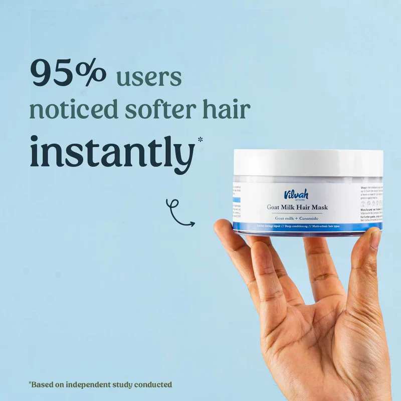 Goat Milk Hair Mask (Frizz, Flyaway - Control ) - Image 5