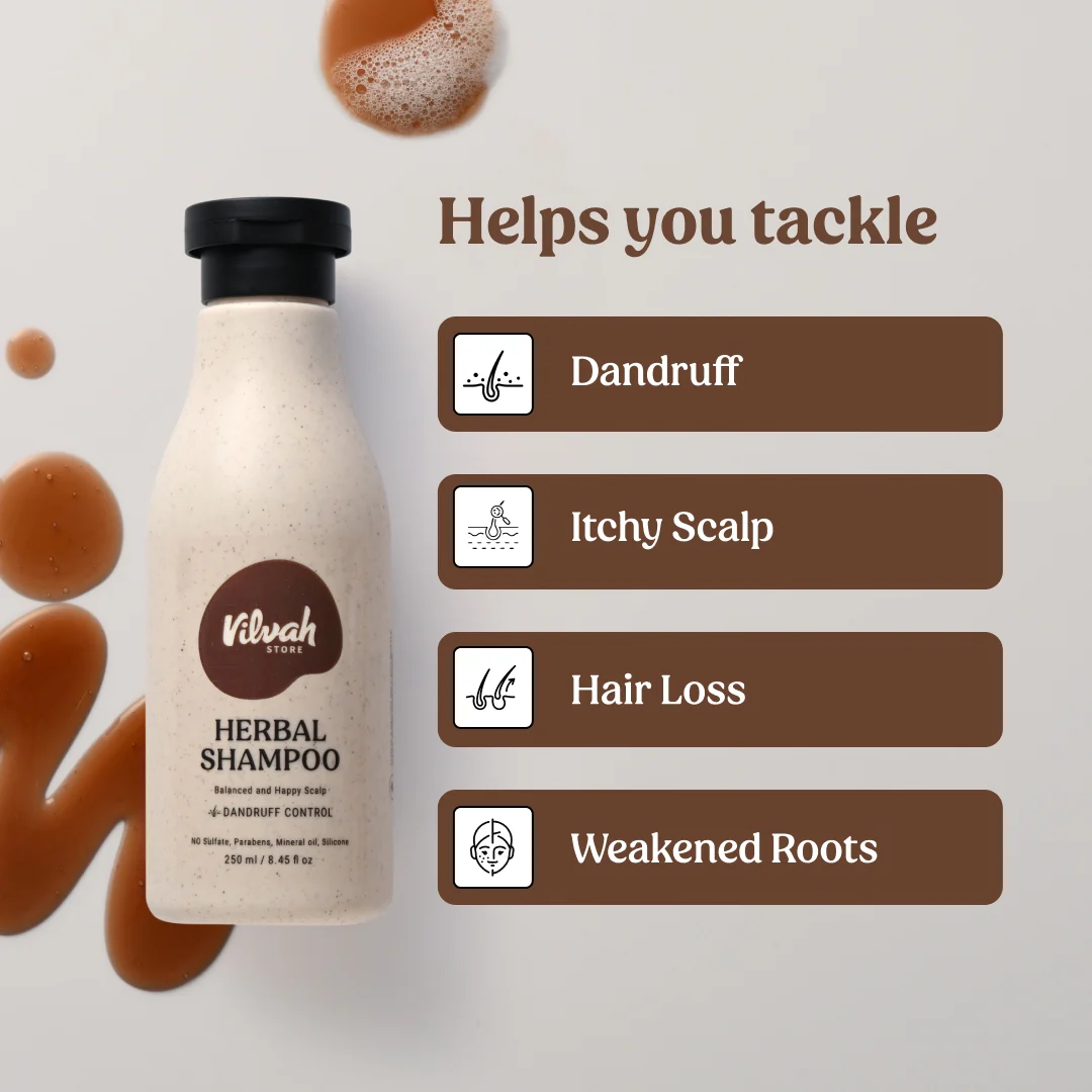 Herbal Shampoo 250ml (Dandruff Control) - Image 3