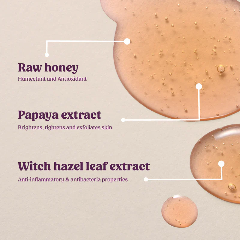 Honey Fix Facewash (10% Raw Honey) - Image 3