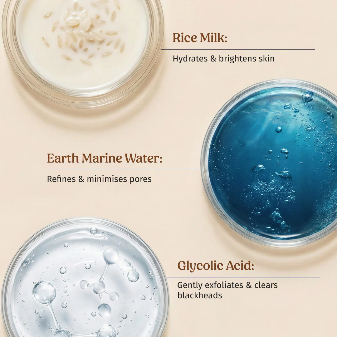 Milk Face Toner (Earth marine water - Pore minimise) - Image 4