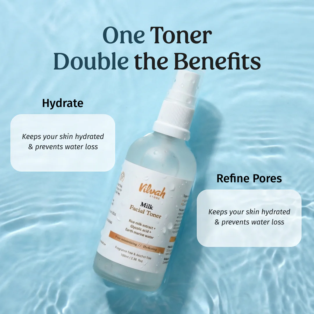 Milk Face Toner (Earth marine water - Pore minimise) - Image 5