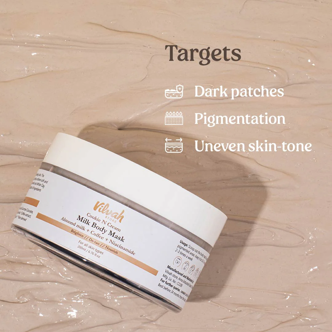 Cookie n Cream Body Mask (Detan) - Image 4